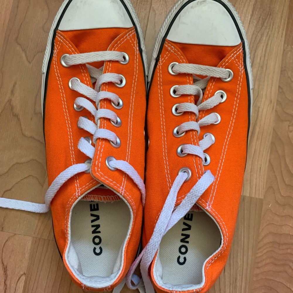 Converse Kids Bright Orange Sneakers